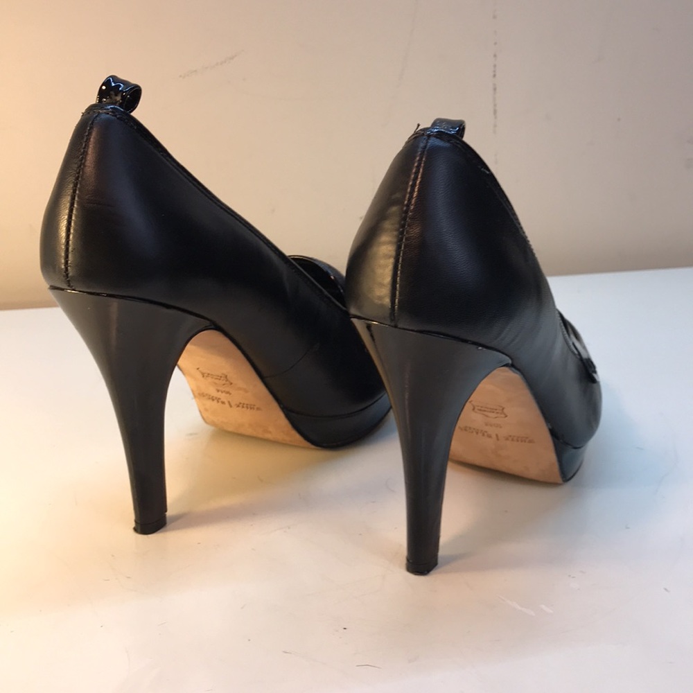 White House Black Market Leather Platform - Picture 7 of 14